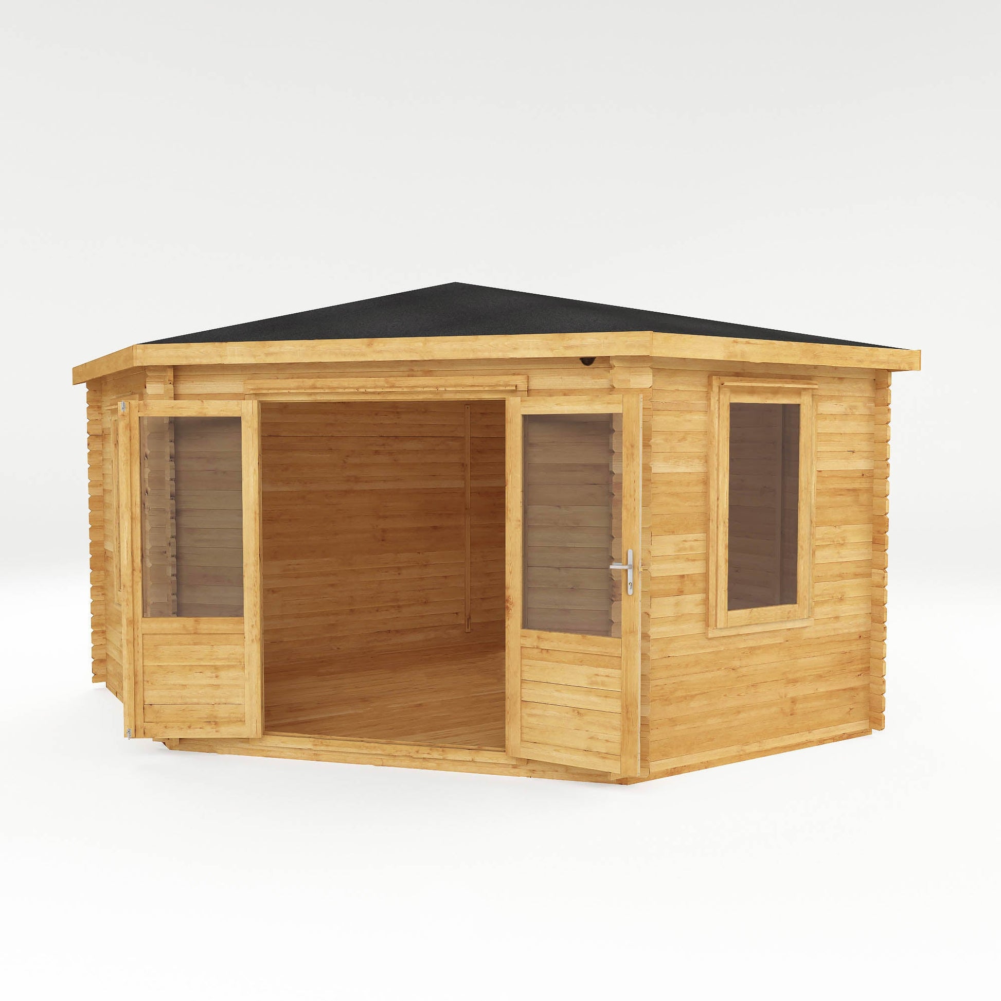 4M X 4M Corner Cabin - 44Mm Double Glazed