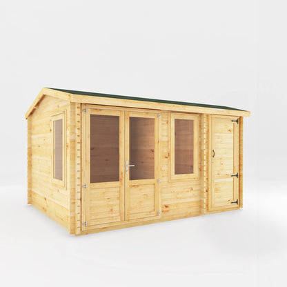 4.1M X 3M Home Office Elite With Side Shed - 44Mm