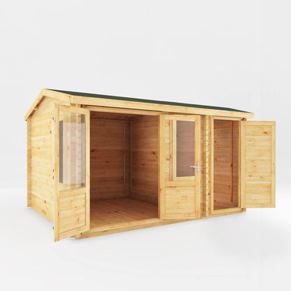 4.1M X 3M Home Office Elite With Side Shed - 34Mm