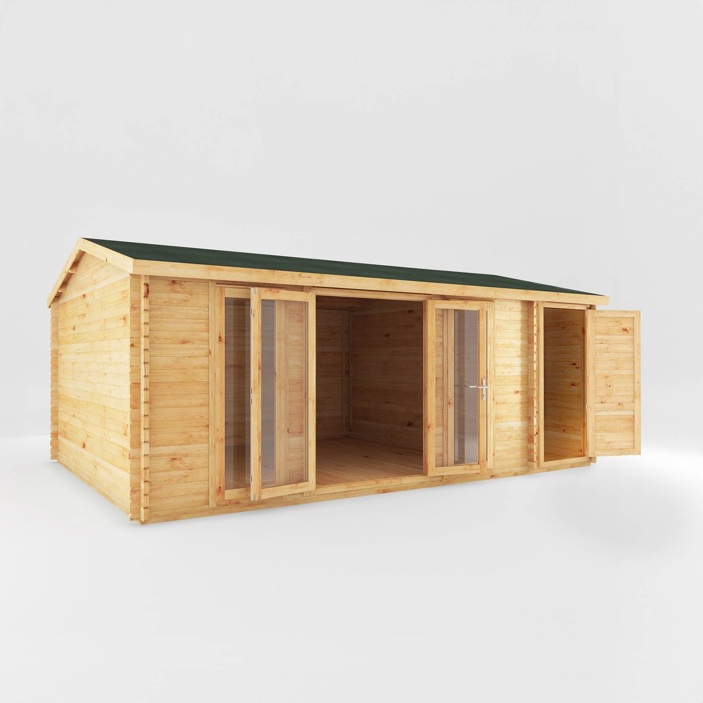 6.1M X 4M Home Office Director With Side Shed - 44Mm