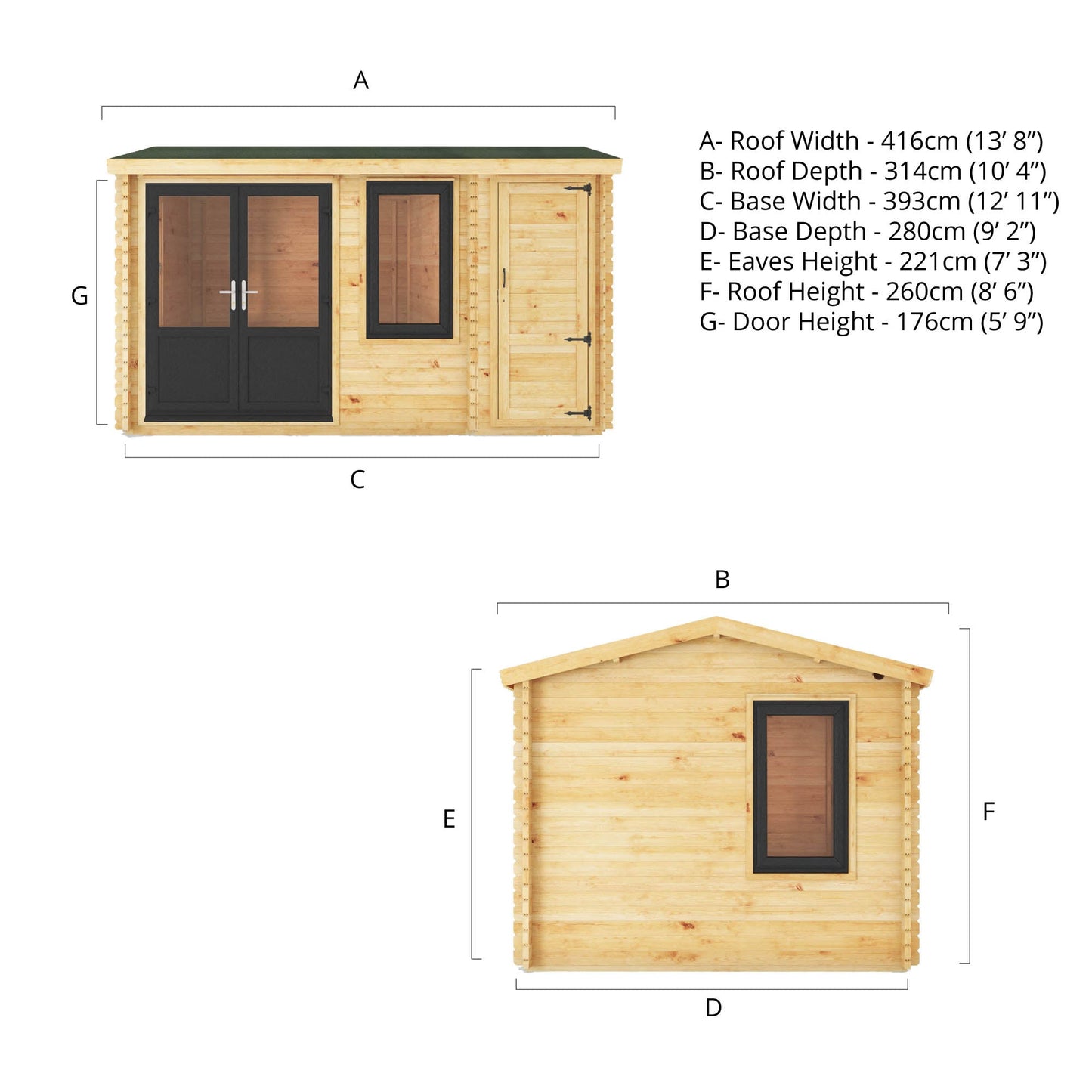 4.1M X 3M Home Office Elite - 44Mm (Upvc Windows & Door) - Grey