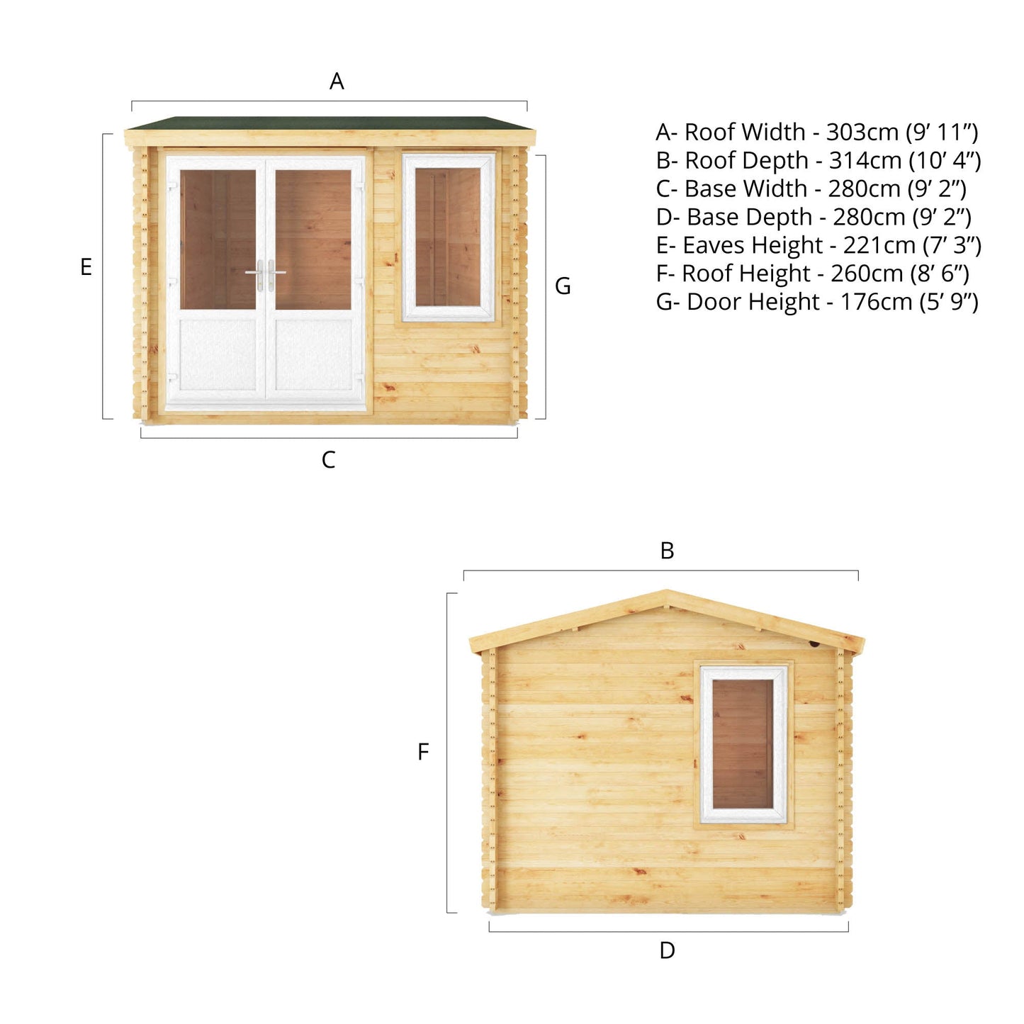 3M X 3M Home Office Elite - 44Mm (Upvc Windows & Door) - White