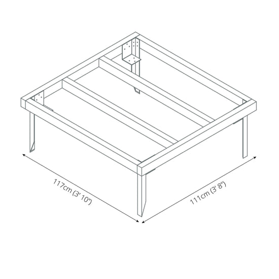 4 X 4 Wooden Base