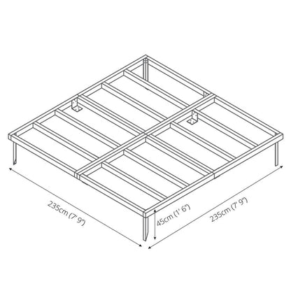 8 X 8 Wooden Base