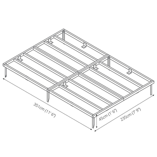 12 X 8 Wooden Base