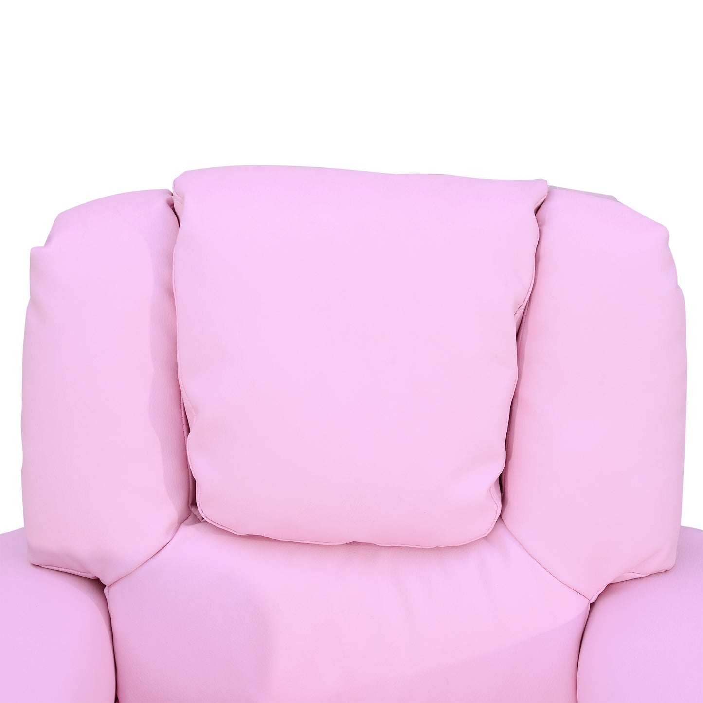 HOMCOM Children Recliner Armchair W/ Cup Holder-Pink