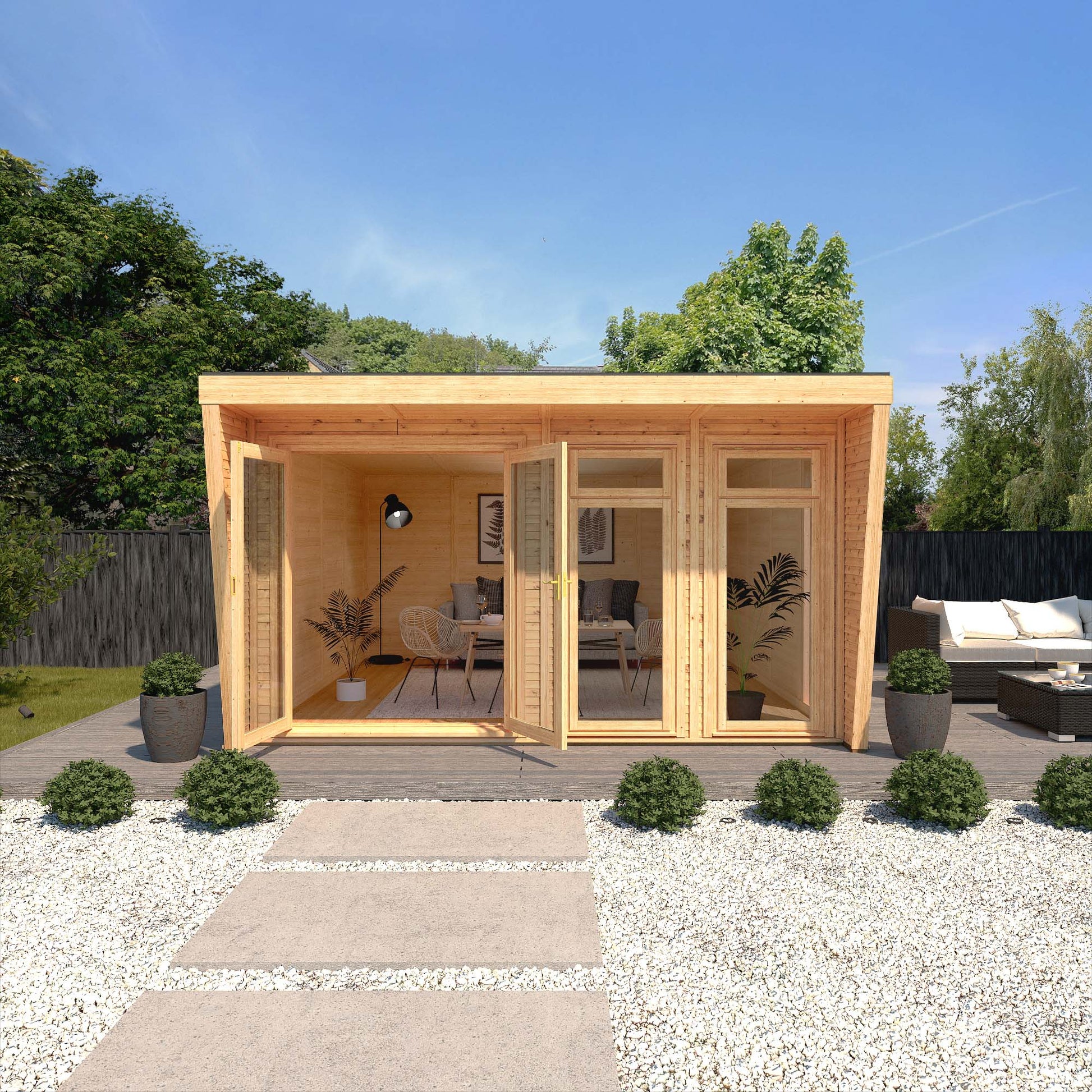 Sherwood Harlow 4M X 4M Insulated Garden Room