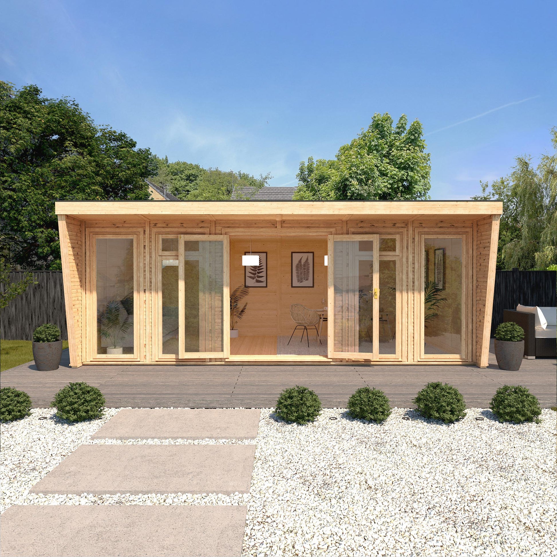 Sherwood Harlow 6M X 3M Insulated Garden Room