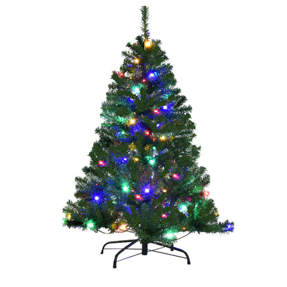 4ft Artificial Christmas Tree with Multiple Pattern LED Lights