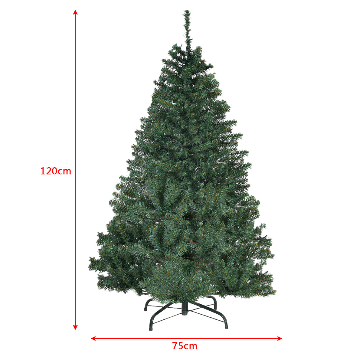 4ft Artificial Christmas Tree with Multiple Pattern LED Lights