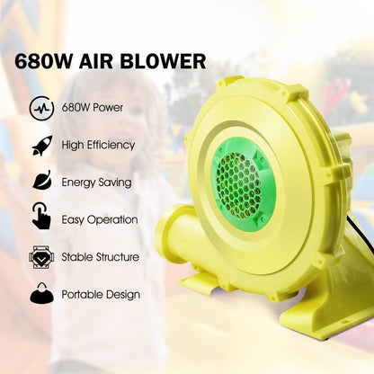 680W Powerful Inflatable Bouncy Air Blower with Handle