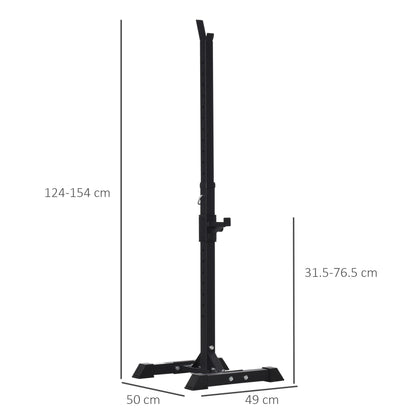 HOMCOM Heavy Duty Weights Bar Barbell Squat Stand Stands Barbell Rack Spotter GYM Fitness Power Rack Holder Bench New