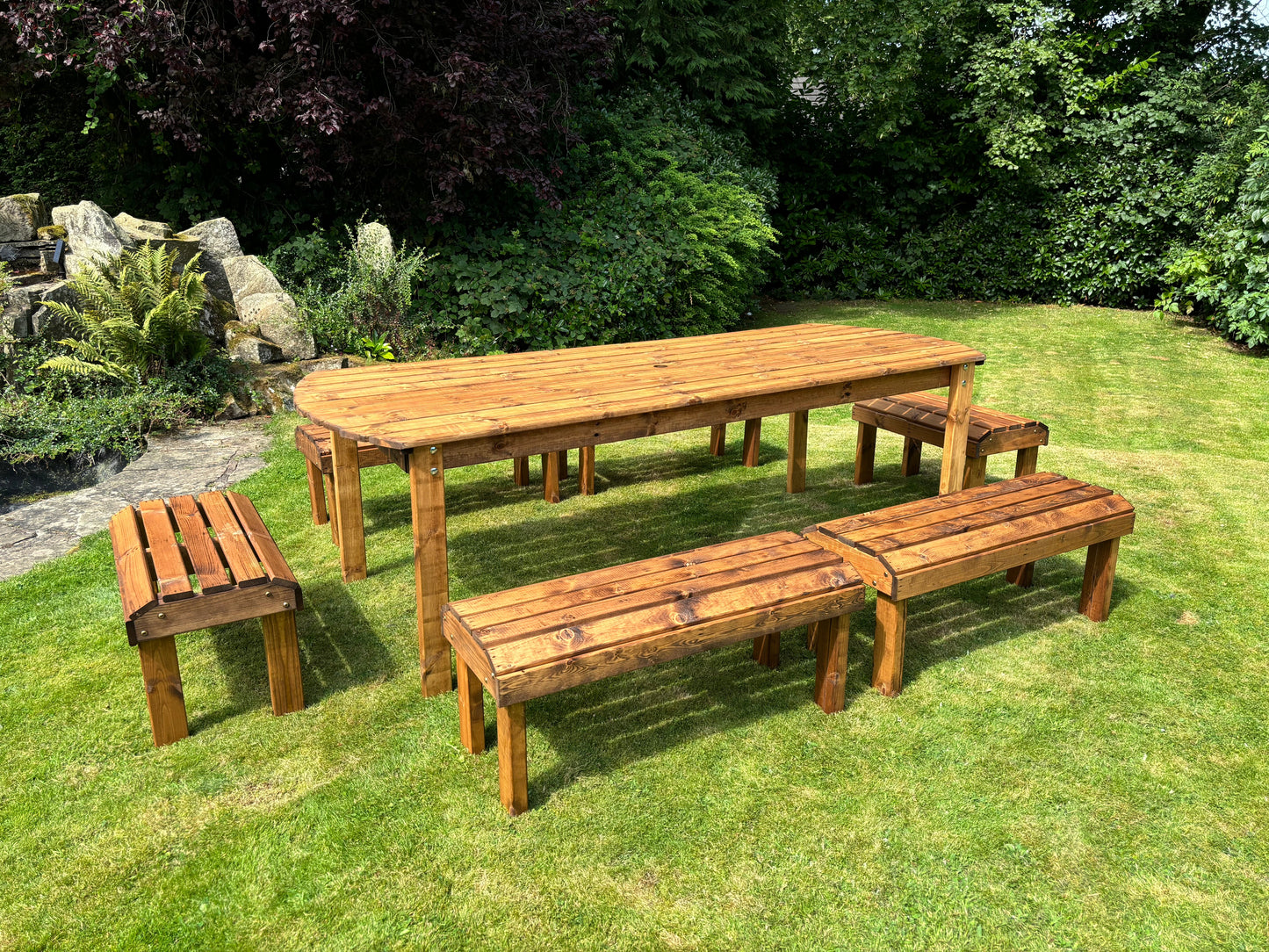 Knights Ten Seater Table Set