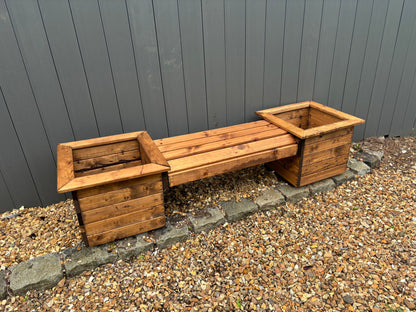 Knights Single Planter Bench