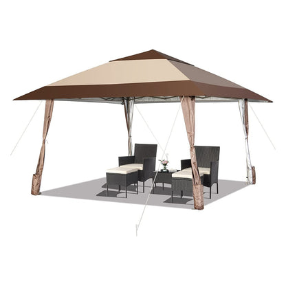 4 x 4 m Rolling Pop up Gazebo with Wheels