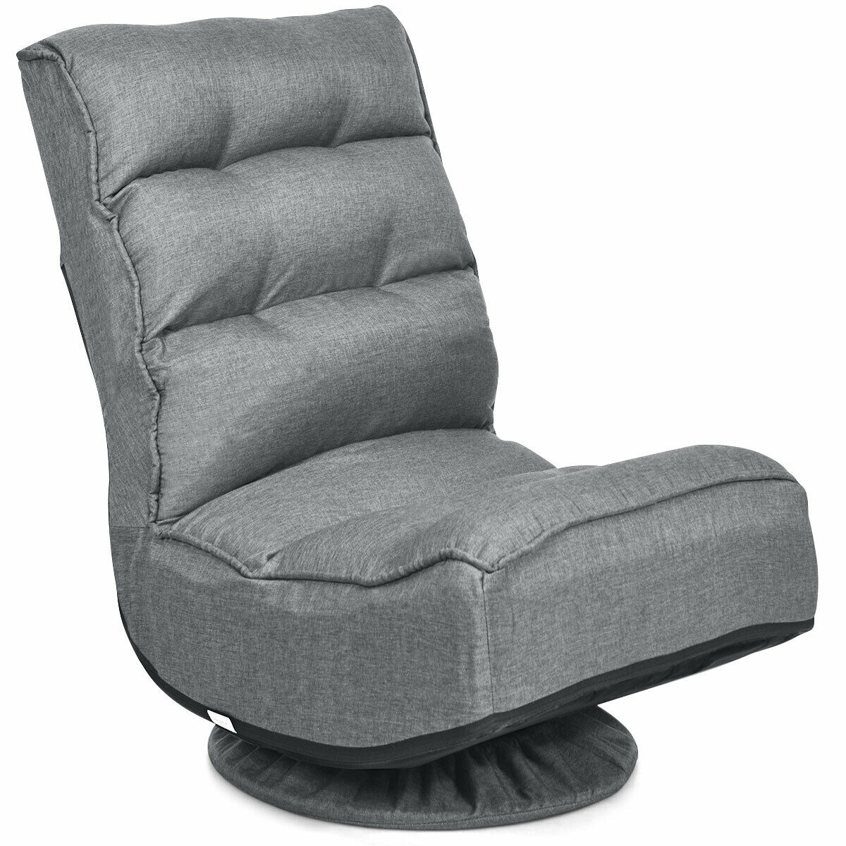 Ergonomic Lazy Chair with a 360 Degree Swivel-Grey