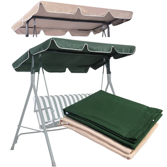 109 x 196cm Replacement Swing Canopy Cover-Green