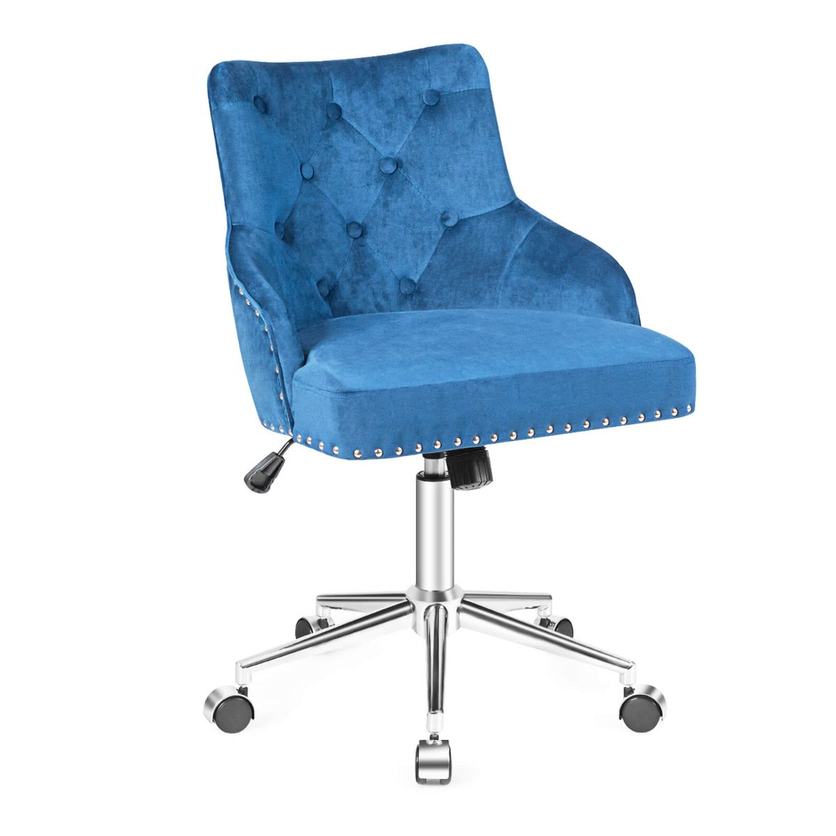 Adjustable 360° Swivel Accent Armchair-Blue