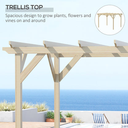 outsunny-3-6-x-3m-wooden-garden-pergola-kit-decorative-outdoor-gazebo-shelter-for-climbing-vines-flowers-natural