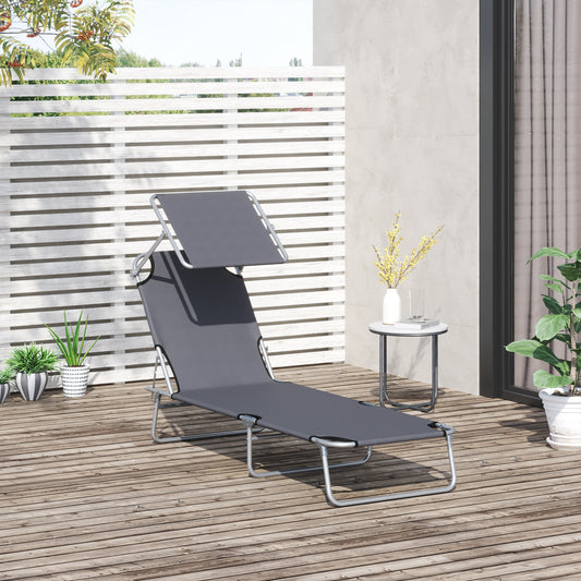 outsunny-reclining-chair-sun-lounger-folding-lounger-seat-with-sun-shade-awning-beach-garden-outdoor-patio-recliner-adjustable-grey