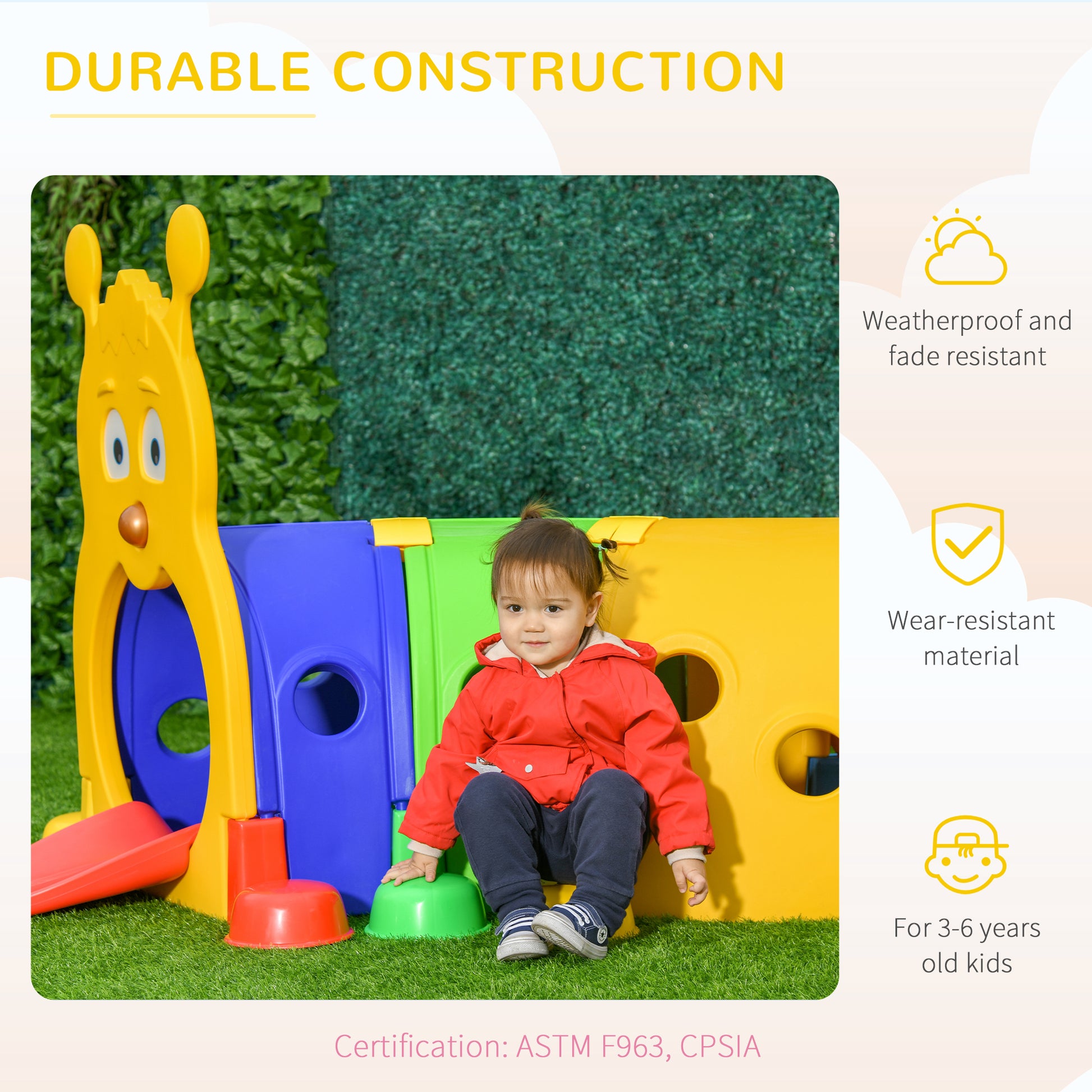 outsunny-play-tunnel-caterpillar-tunnel-for-kids-climb-toddler-play-structure-for-ages-3-6-years-indoor-outdoor-multi-coloured