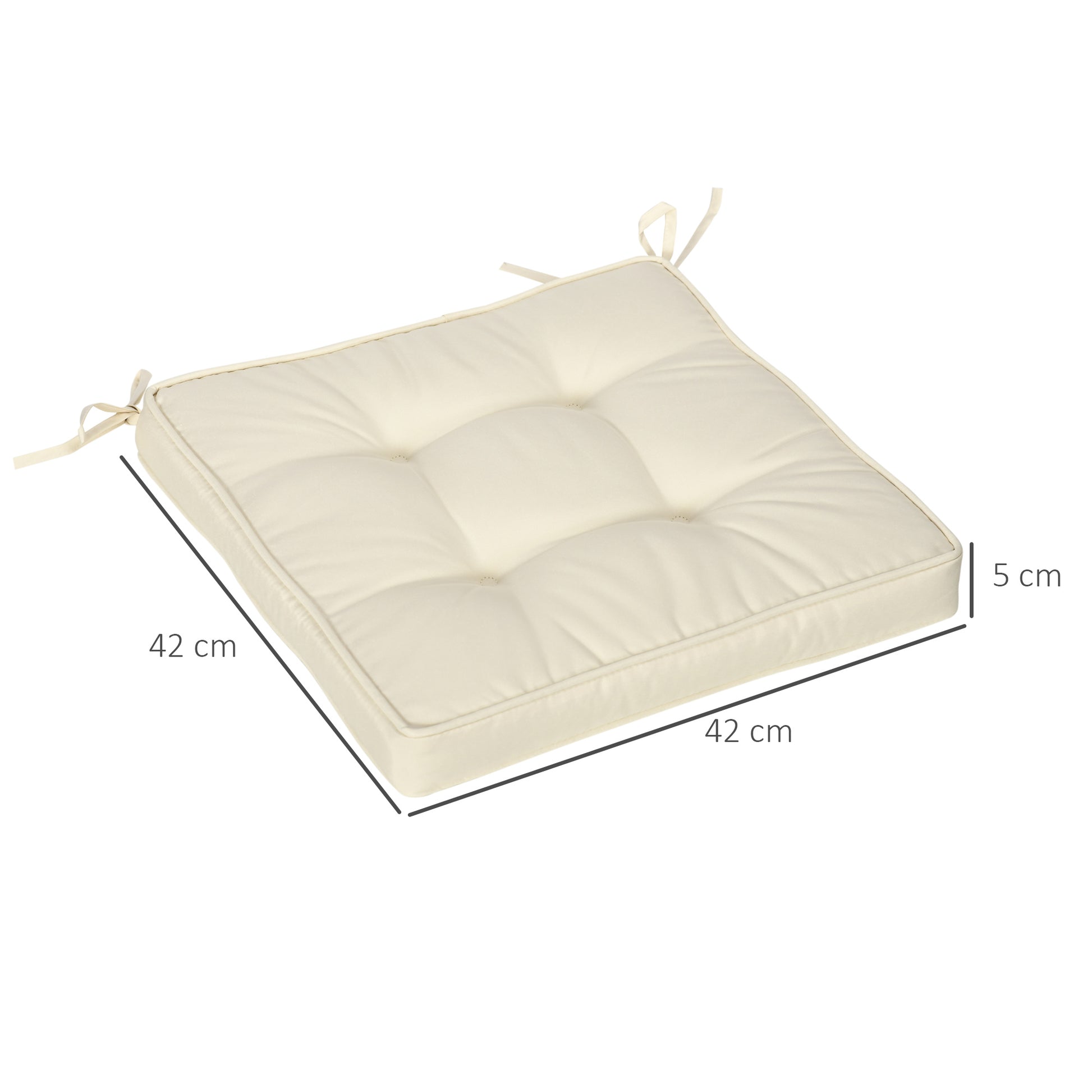 outsunny-garden-seat-cushion-with-ties-40-x-40cm-replacement-dining-chair-seat-pad-cream-white