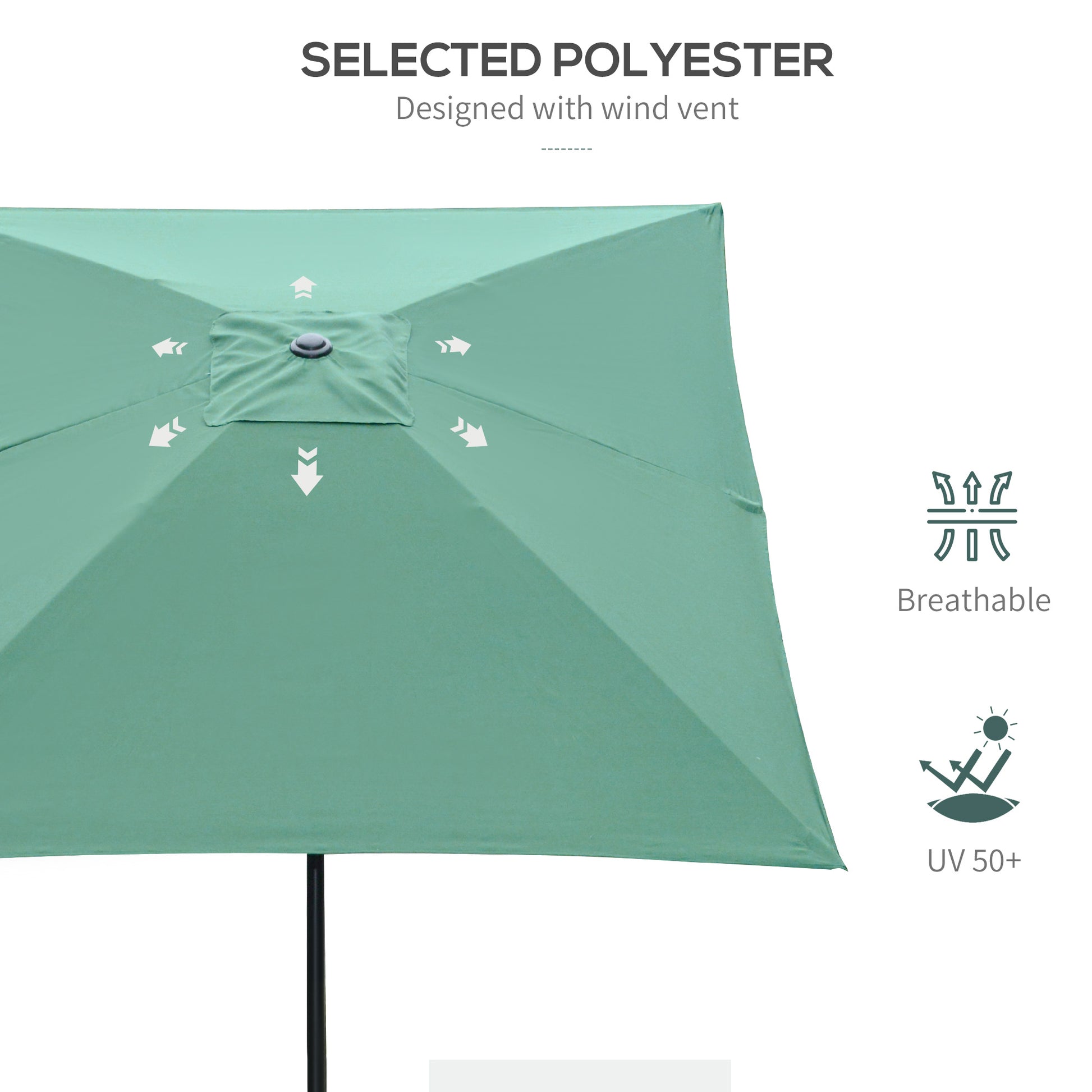 outsunny-2-x-3m-rectangular-market-umbrella-patio-outdoor-table-umbrellas-with-crank-push-button-tilt-green