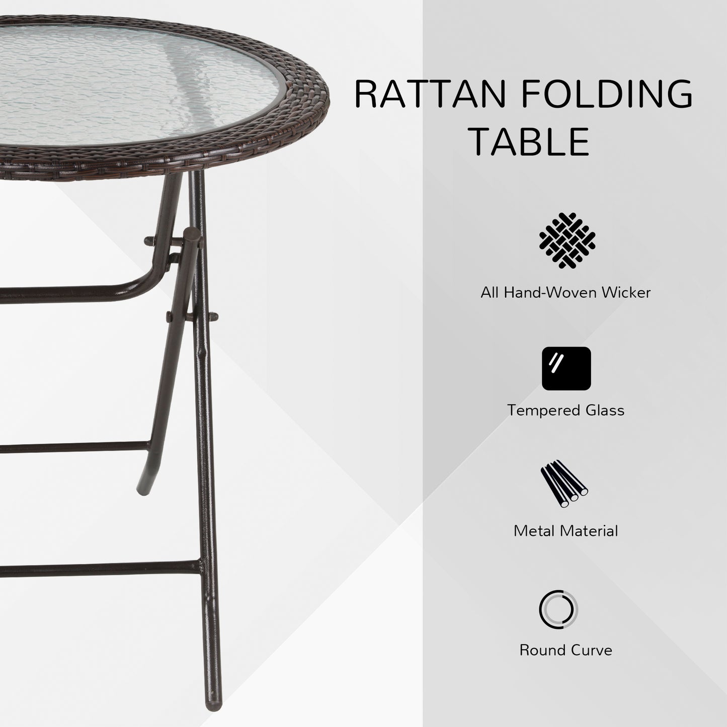 outsunny-folding-round-tempered-glass-metal-table-with-brown-rattan-edging