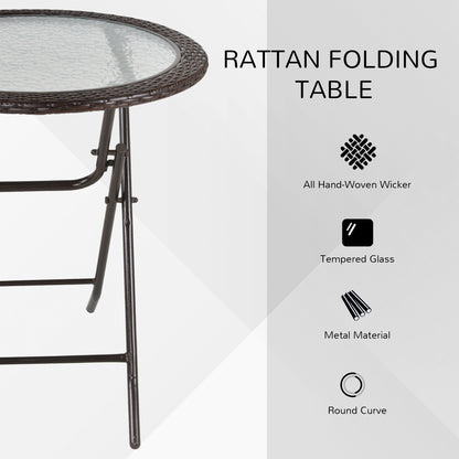 outsunny-folding-round-tempered-glass-metal-table-with-brown-rattan-edging