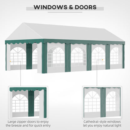 outsunny-8-x-4m-garden-gazebo-with-sides-galvanised-marquee-party-tent-with-eight-windows-and-double-doors-for-parties-wedding-and-events