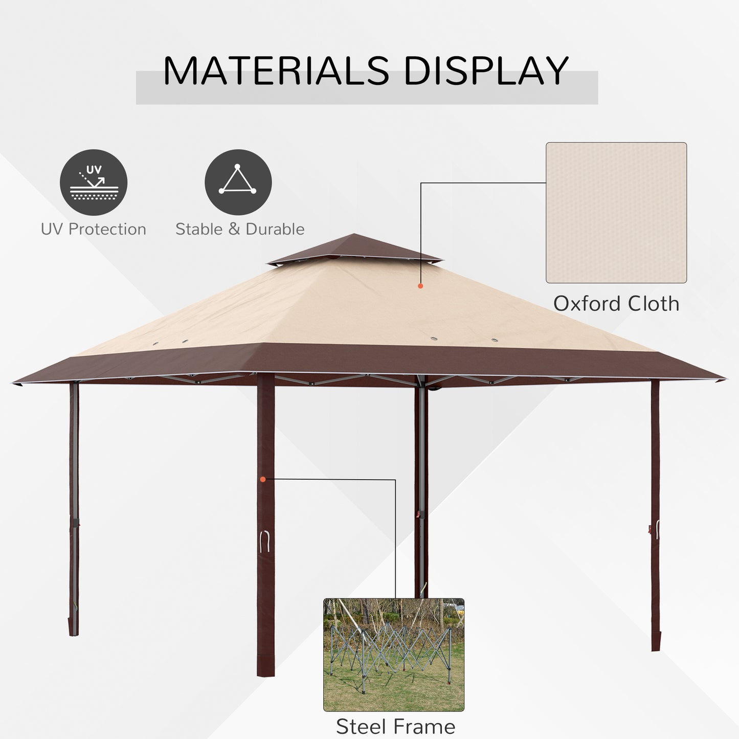 outsunny-4-x-4m-pop-up-gazebo-double-roof-canopy-tent-with-uv-proof-roller-bag-adjustable-legs-outdoor-party-steel-frame-coffee