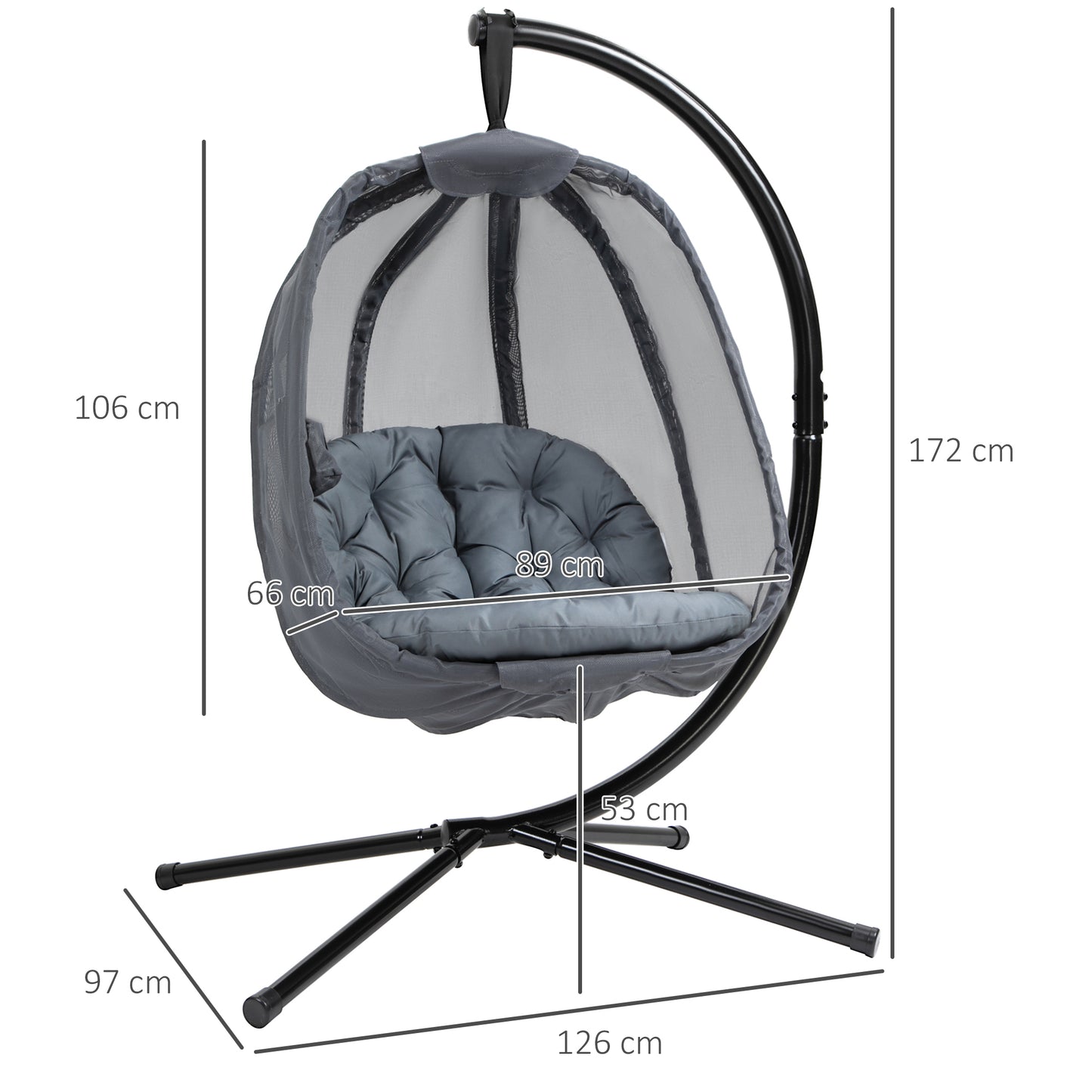 outsunny-hanging-egg-chair-folding-swing-hammock-with-cushion-and-stand-for-indoor-outdoor-patio-garden-furniture-grey