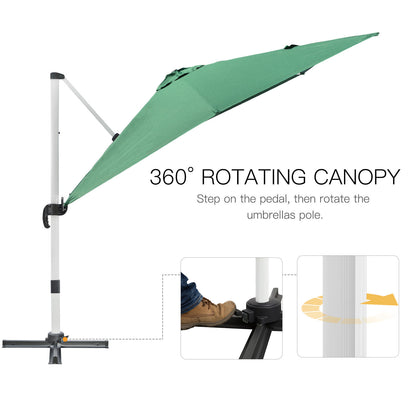 outsunny-3-x-3m-cantilever-parasol-square-garden-umbrella-with-cross-base-crank-handle-tilt-360-rotation-and-aluminium-frame-green