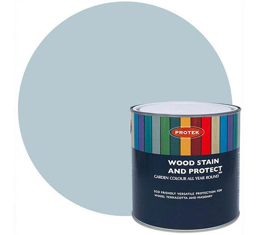 Protek Wood Stain & Protector 5L - Sky Grey Blue