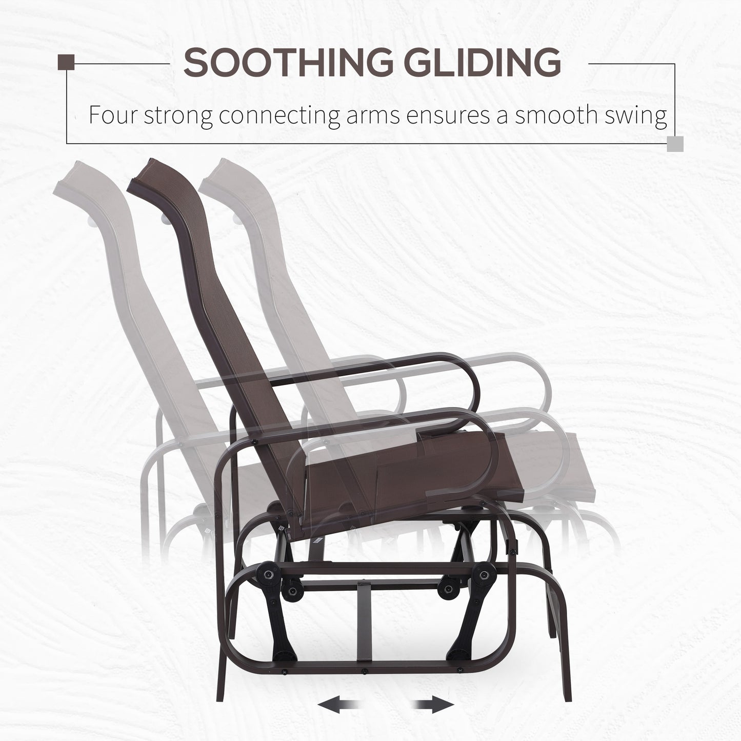 outsunny-outdoor-gliding-rocking-chair-with-sturdy-metal-frame-garden-comfortable-swing-chair-for-patio-backyard-and-poolside-brown