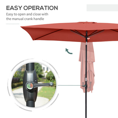 outsunny-2-x-3m-garden-parasols-umbrellas-rectangular-patio-market-umbrella-outdoor-sun-shade-w-crank-push-button-tilt-aluminium-pole-wine-red