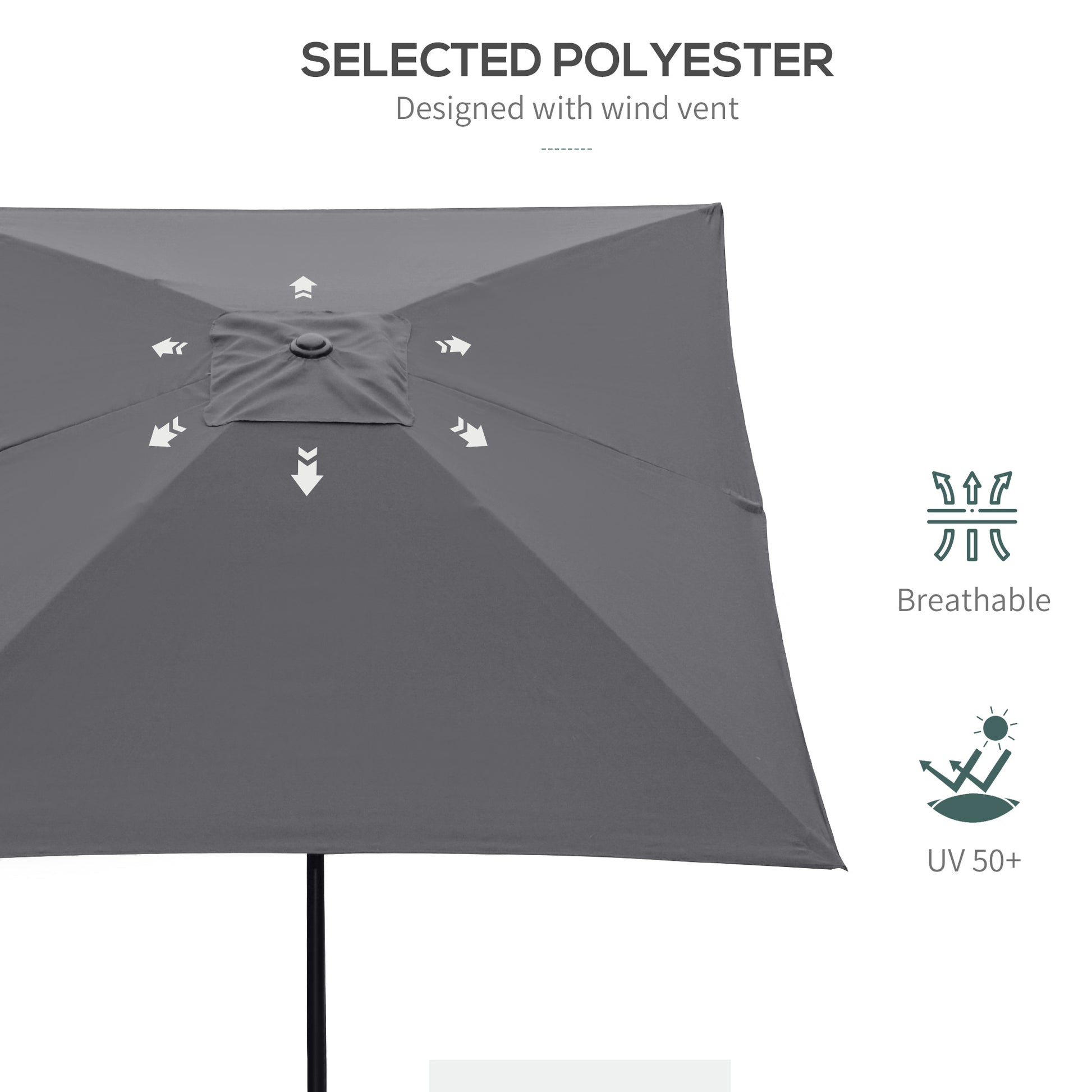 outsunny-2-x-3m-garden-parasols-umbrellas-rectangular-patio-market-umbrella-outdoor-sun-shade-w-crank-push-button-tilt-aluminium-pole-dark-grey