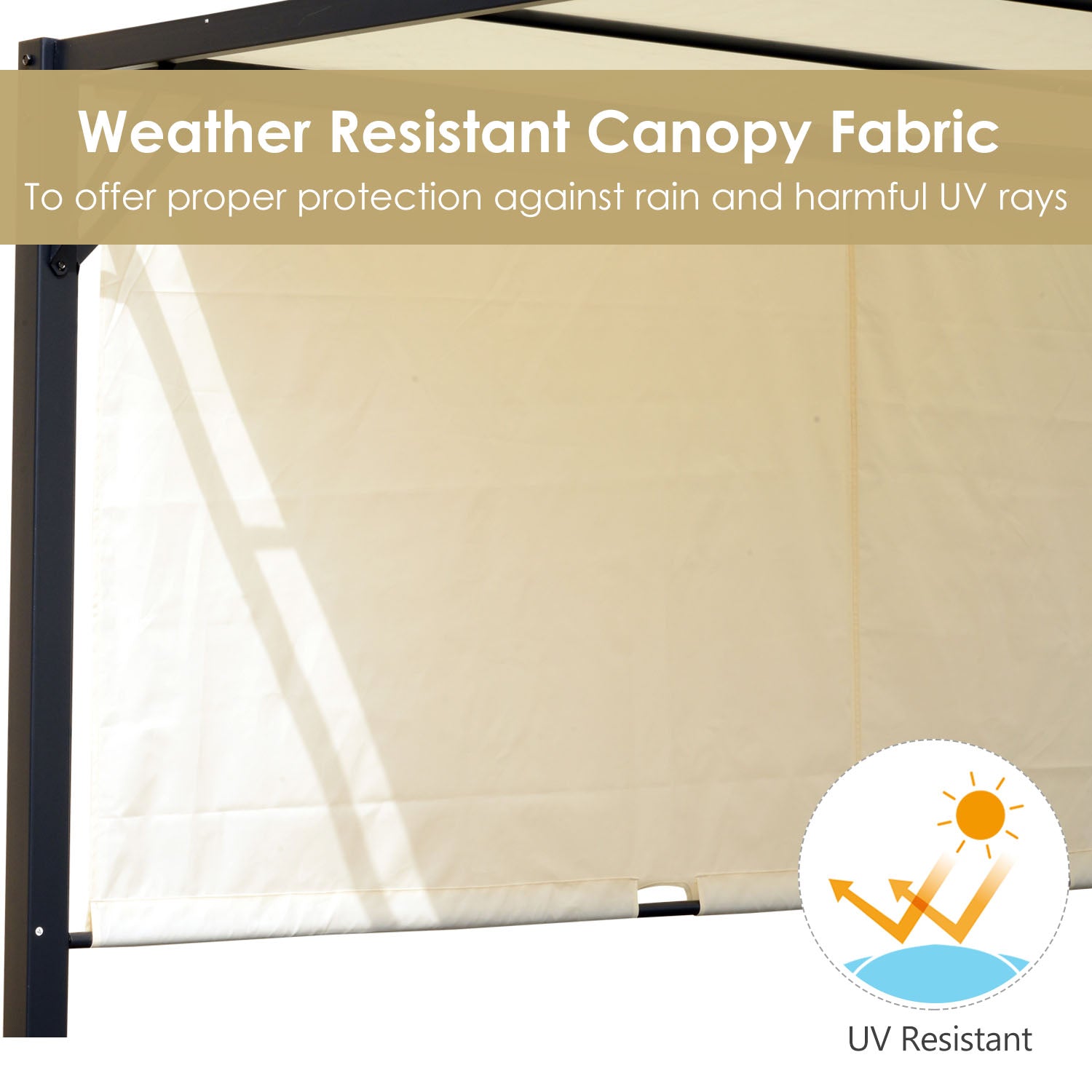 outsunny-3-x-3-meters-garden-metal-gazebo-party-canopy-outdoor-tent-sun-shelter-removable-adjustable-cover-canopy-cream