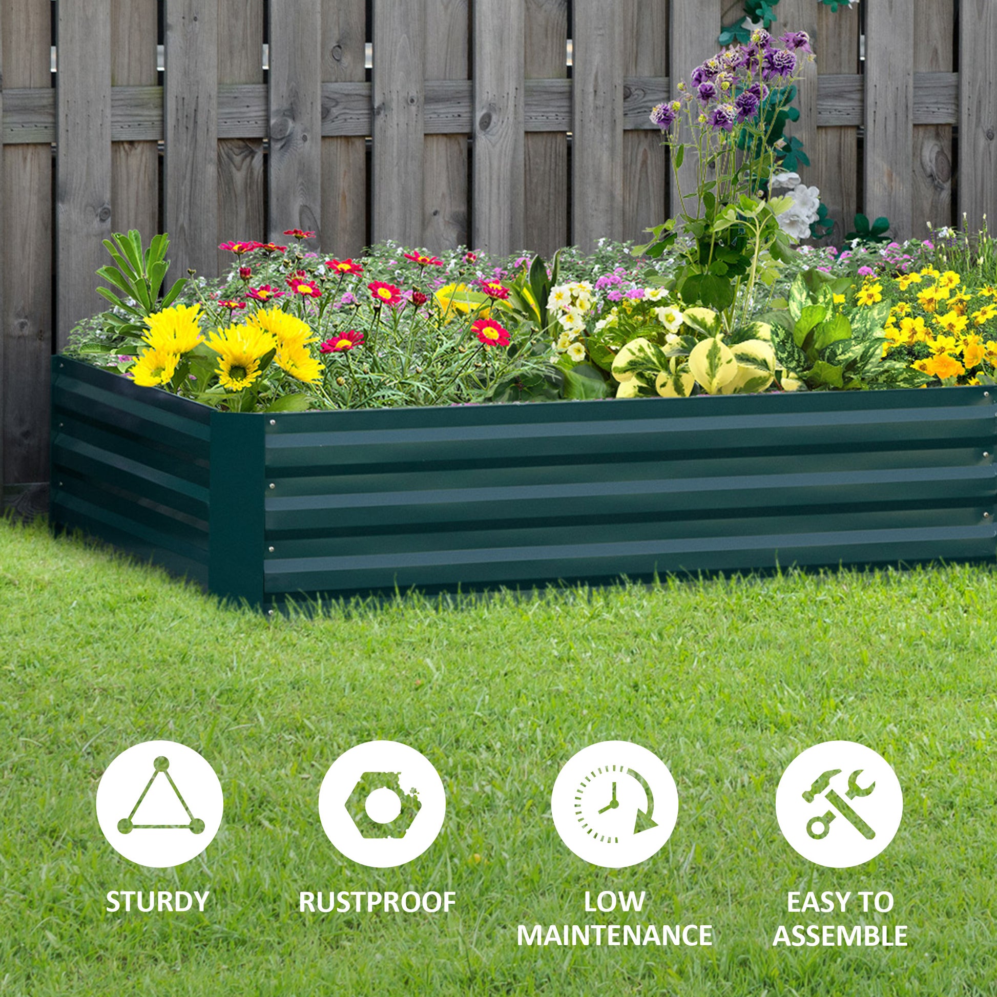 outsunny-metal-raised-garden-bed-planter-box-outdoor-planters-for-growing-flowers-herbs-green-241x90-5x30cm