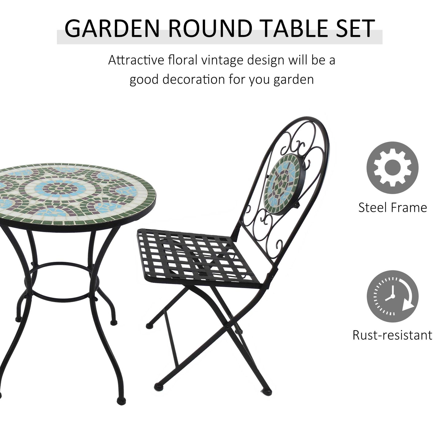 outsunny-3pc-bistro-set-metal-dining-set-mosaic-garden-table-2-seater-folding-chairs-patio-furniture-outdoor