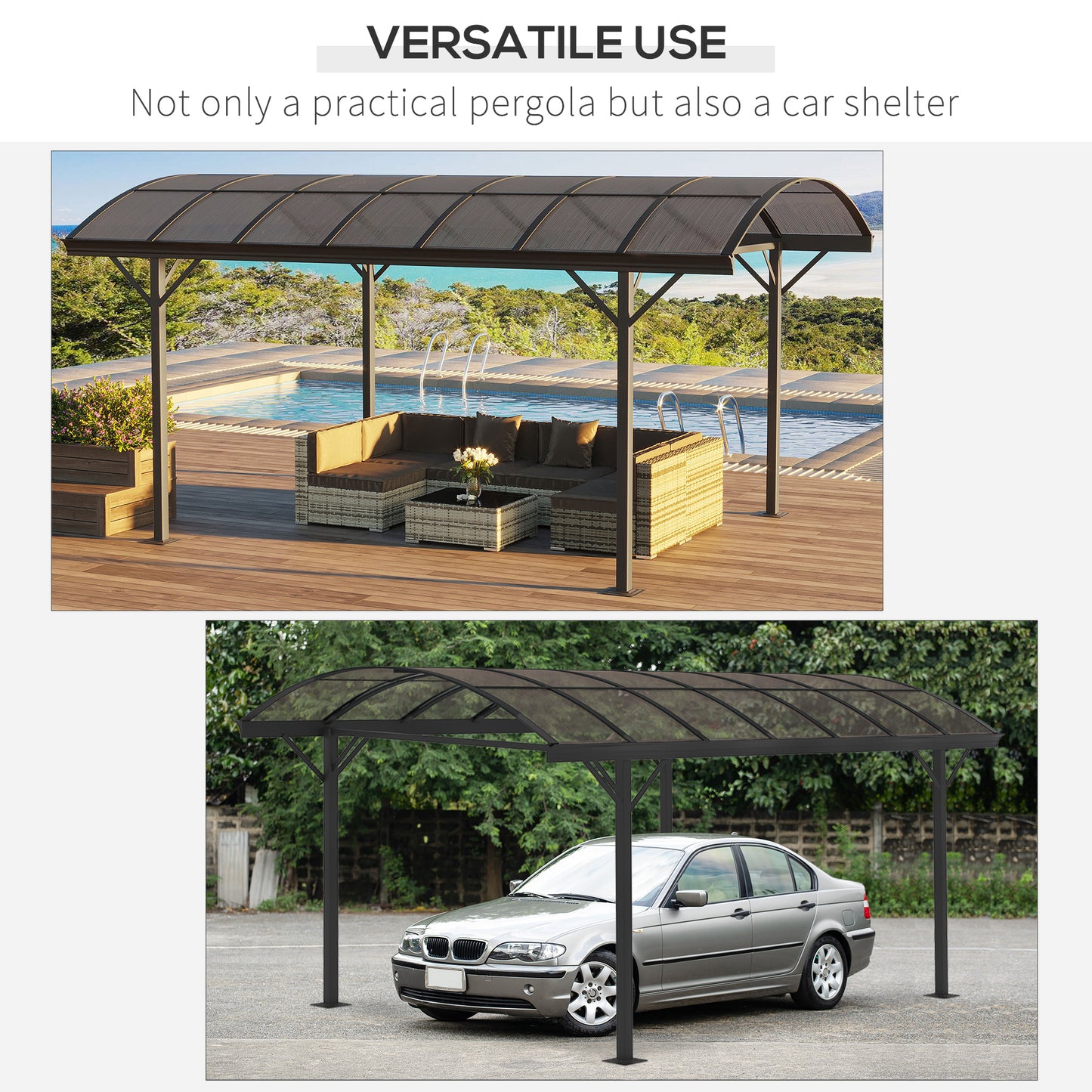 outsunny-5-x-3m-hardtop-carport-aluminium-gazebo-pavilion-garden-shelter-pergola-with-polycarbonate-roof-brown