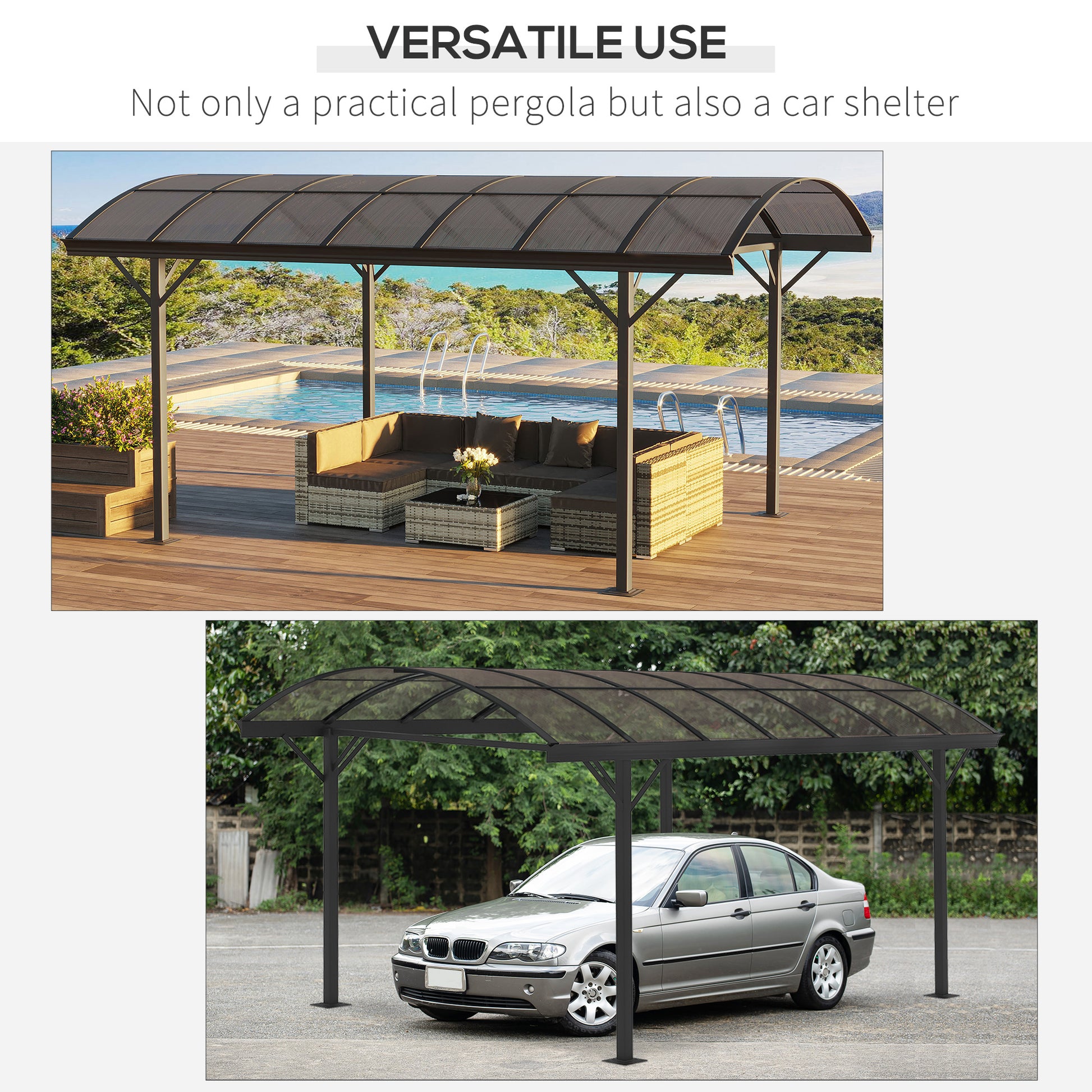 outsunny-5-x-3m-hardtop-carport-aluminium-gazebo-pavilion-garden-shelter-pergola-with-polycarbonate-roof-brown