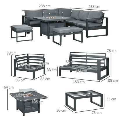 outsunny-6-piece-aluminium-garden-furniture-set-outdoor-conversational-corner-sofa-loveseat-footstool-sectional-w-gas-fire-pit-table-for-yard-grey