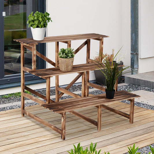 outsunny-3-tier-flower-stand-wood-planter-ladder-display-shelf-rack-for-garden-outdoor-backyard-100lx80wx80hcm