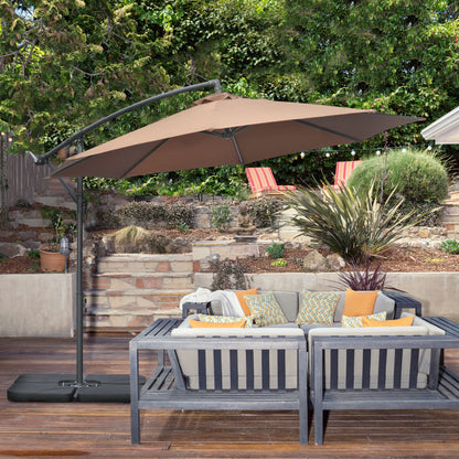 outsunny-3m-garden-banana-parasol-cantilever-umbrella-with-crank-handle-cross-base-weights-and-cover-for-outdoor-hanging-sun-shade-coffee