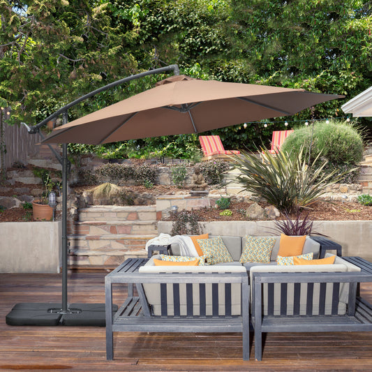 outsunny-3m-garden-banana-parasol-cantilever-umbrella-with-crank-handle-cross-base-weights-and-cover-for-outdoor-hanging-sun-shade-coffee