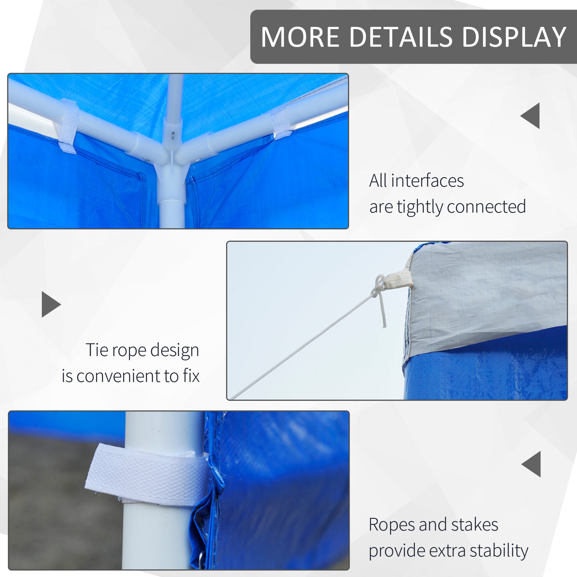 outsunny-3-x-4-m-party-gazebo-marquee-garden-canopy-outdoor-bbq-tent-camping-patio-awning-with-2-sidewalls-blue