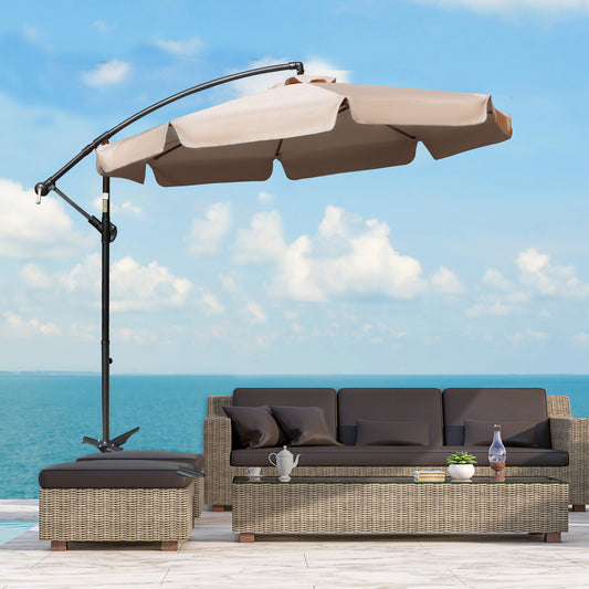 outsunny-2-7m-cantilever-parasol-banana-sun-umbrella-with-crank-handle-and-cross-base-for-outdoor-hanging-sun-shade-light-brown