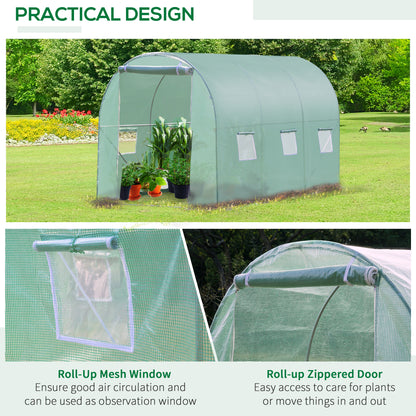 outsunny-walk-in-polytunnel-outdoor-garden-greenhouse-with-windows-and-door-3-x-2m