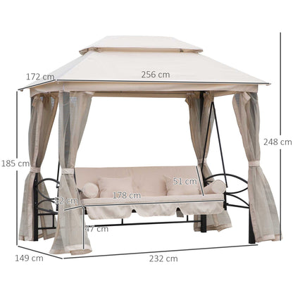 outsunny-outdoor-2-in-1-convertible-swing-chair-bed-3-seater-porch-w-nettings